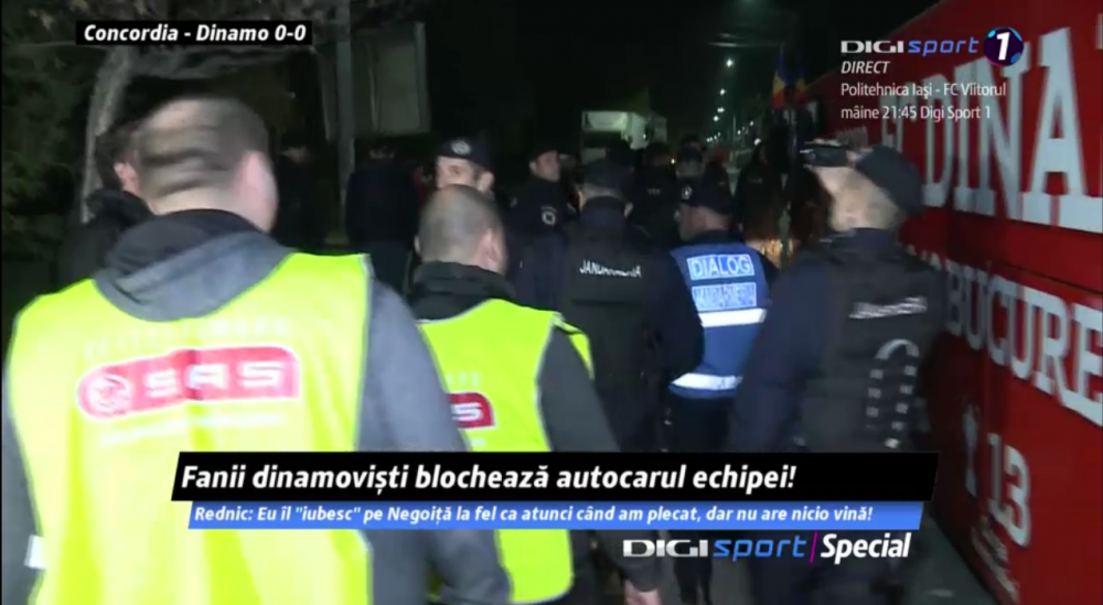 CHIAJNA 0-0 DINAMO | Momente tensionate la Chiajna! Suporterii lui Dinamo au blocat autocarul echipei. Ce s-a intamplat_3