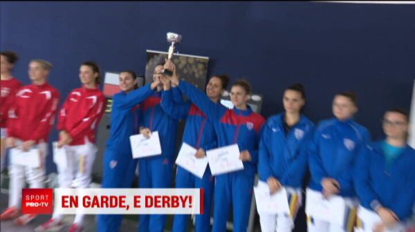 
	Pana sa se bata la fotbal, Steaua si Dinamo au avut mare derby la scrima! Ana Maria Branza i-a adus Stelei un nou trofeu!
