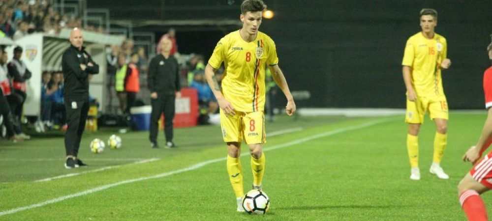 Romania U21 Echipa Nationala de Tineret Mirel Radoi Romania - Belgia
