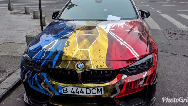 
	BMW tunat de un roman in onoarea Centenarului. Masina a provocat un val de reactii online. FOTO
