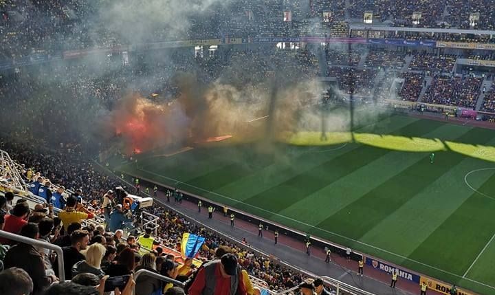 Reactia fanilor Serbiei dupa meciul de pe Arena Nationala! Banner-ul afisat pentru suporterii romani la partida cu Muntenegru | FOTO_1