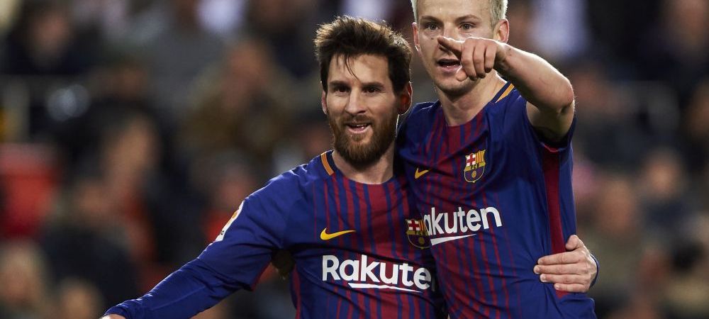 Barcelona Ivan Rakitic la liga Leo Messi Spania