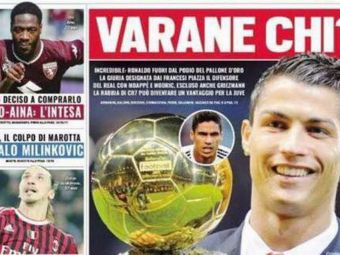 
	&quot;Varane cine?&quot; Ce poza a postat Ronaldo dupa ce a aflat ca nu e finalist pentru Balonul de Aur!
