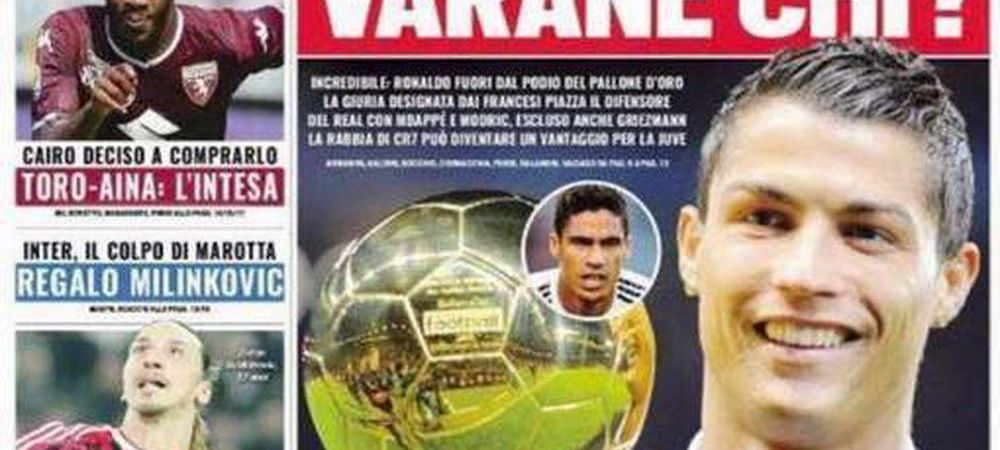Cristiano Ronaldo Balonul de Aur Luka Modric Raphael Varane Ronaldo Balonul de Aur