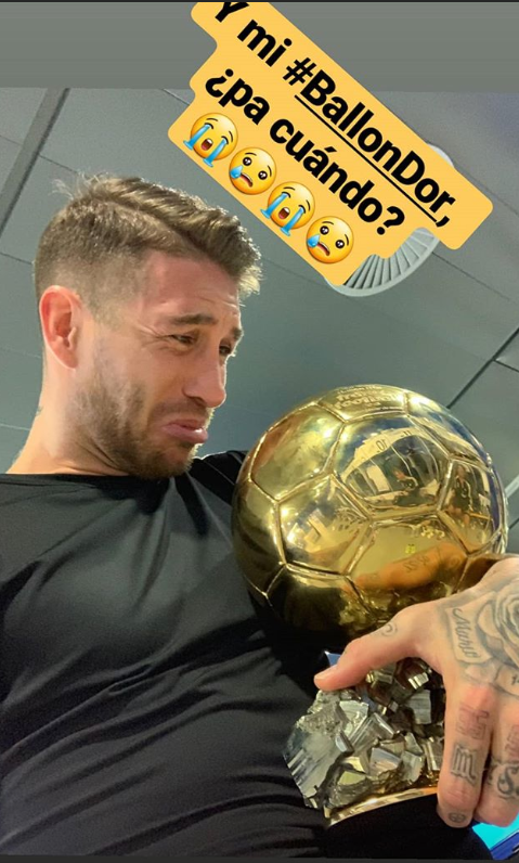 Aroganta momentului! "Si Balonul meu CAND?!" Ramos a luat Balonul de Aur si a inceput sa PLANGA :)))_1