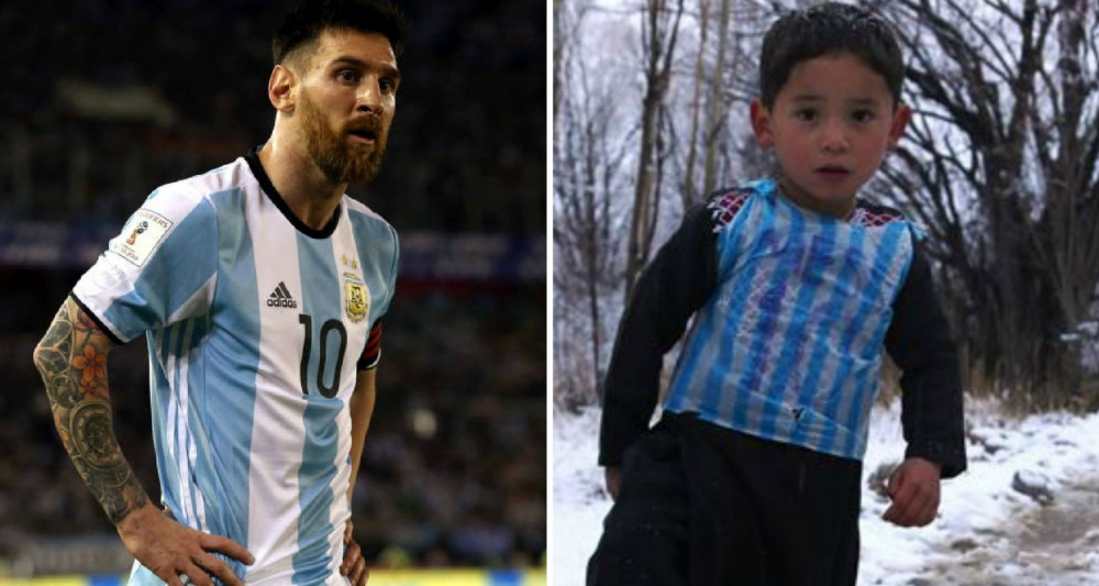 Cosmarul pe care il traieste baietelul afgan de cand l-a intalnit pe Messi: amenintari de rapire si casa bombardata_1