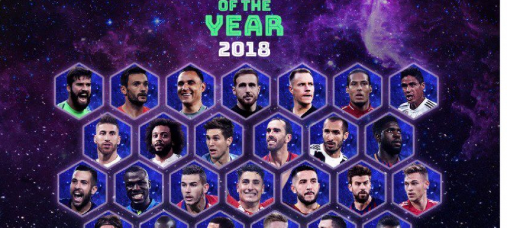 echipa anului uefa cel mai bun 11 echipa anului 2018 UEFA echipa anului 2018