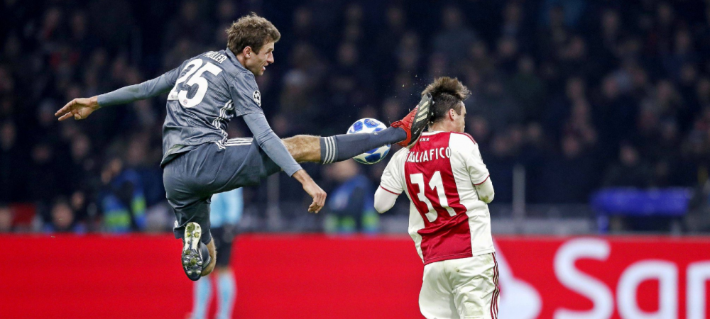 Bayern - Ajax fault Thomas Muller Thomas Muller Thomas Muller suspendare Thomas Muller UCL
