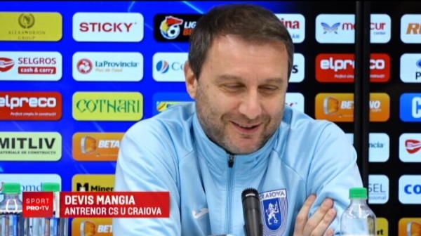 
	DINAMO - CRAIOVA | Mangia nu-i poarta pica lui Dinamo: &quot;Daca merita, pentru mine este OK!&quot; Craiova n-a castigat in Stefan cel Mare de 24 de ani
