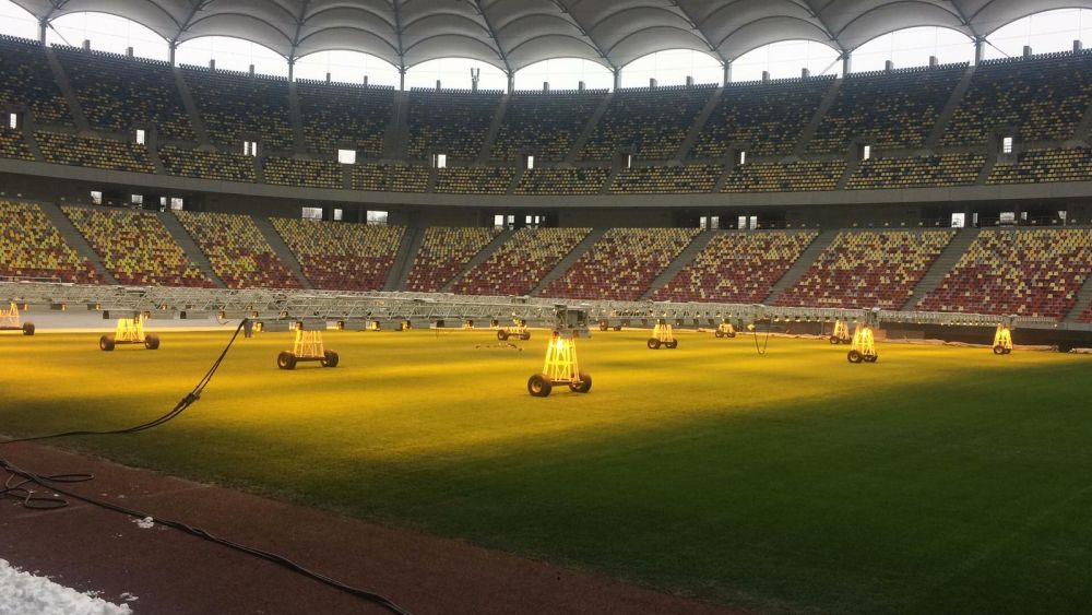 FOTO | Cum arata gazonul de pe Arena Nationala cu o zi inainte de FCSB - CFR! Reactia imediata a lui Becali_2