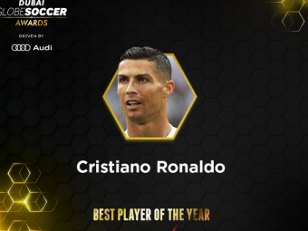 
	N-a luat Balonul de Aur, trebuie sa se multumeasca cu GLOBUL DE AUR! Ronaldo, desemnat cel mai bun jucator din lume in gala Globe Soccer Awards
