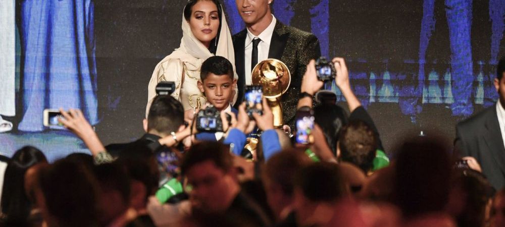 Cristiano Ronaldo Georgina Rodriguez Globe Soccer Awards Ronaldo