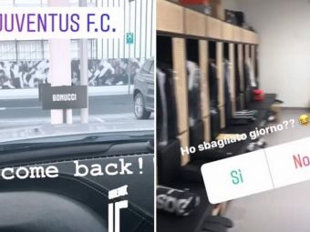 &quot;Am gresit ziua?&quot; Vedeta lui Juventus care s-a intors din vacanta si n-a gasit pe nimeni in vestiar! FOTO