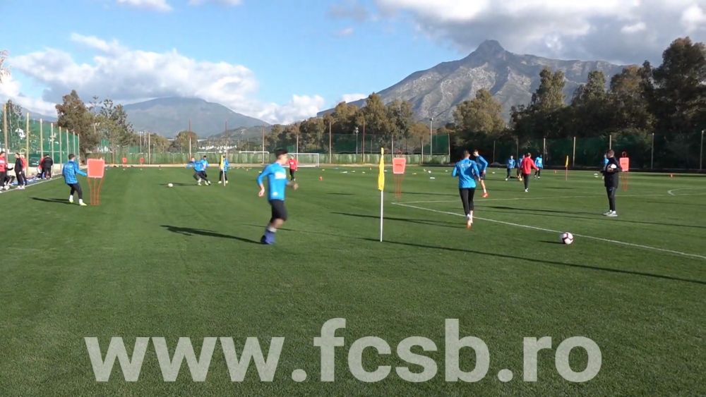 VIDEO | FCSB a inceput pregatirea in Spania! Primele imagini cu antrenamentul condus de Mihai Teja!_3