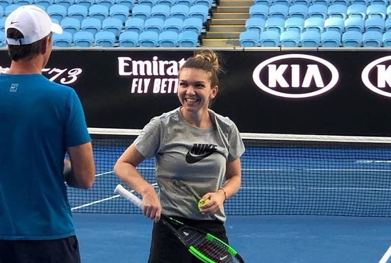 Simona Halep Australian Open | Imaginea zilei: Simona Halep s-a antrenat din nou alaturi de Darren Cahill_3