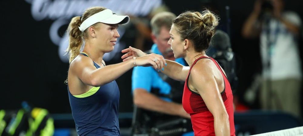 simona halep australian open Australian Open 2019 Caroline Wozniacki caroline wozniacki australian open Halep Australian Open