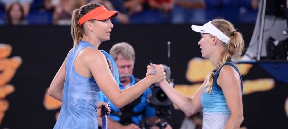Maria Sharapova Australian Open Caroline Wozniacki Wozniacki Sharapova WTA