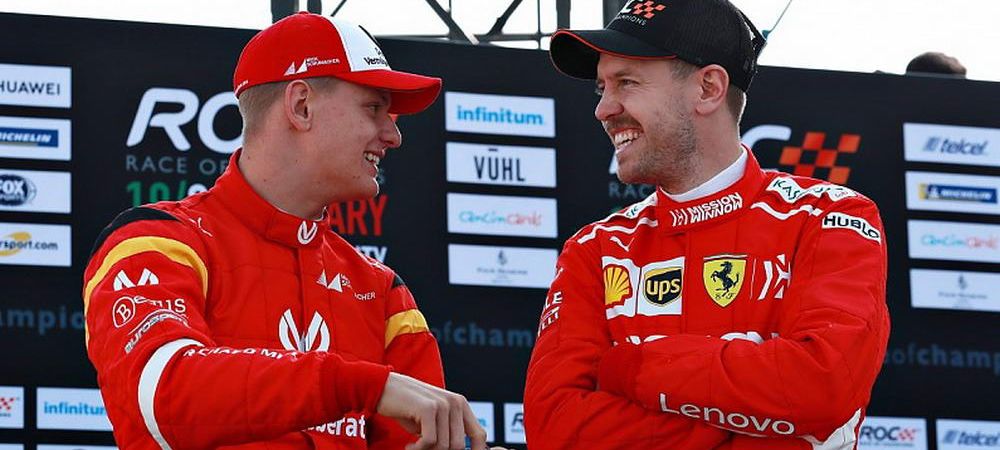 Michael Schumacher Formula 1 mick schumacher Race of Champions Sebastian Vettel