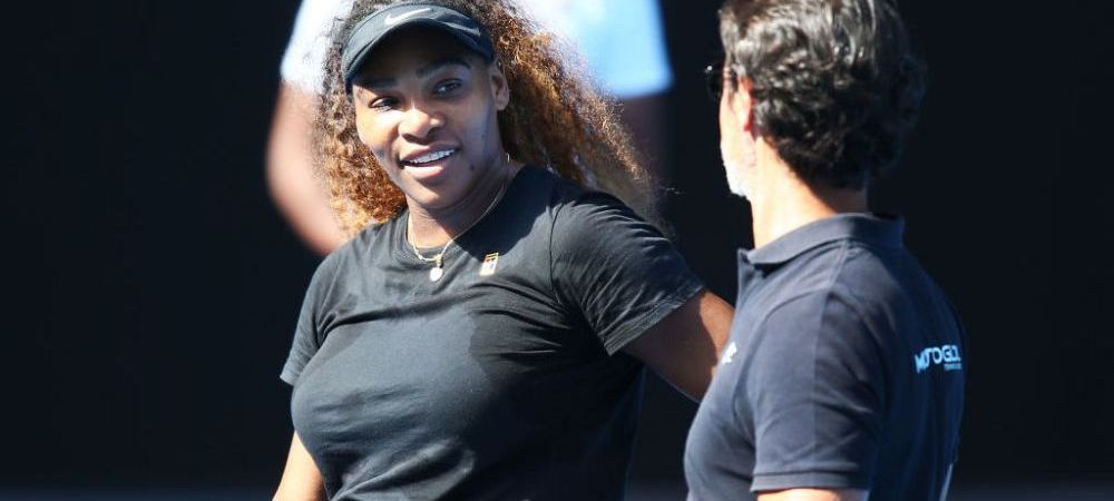 Serena Williams Australian Open Patrick Mouratoglou serena williams - simona halep WTA