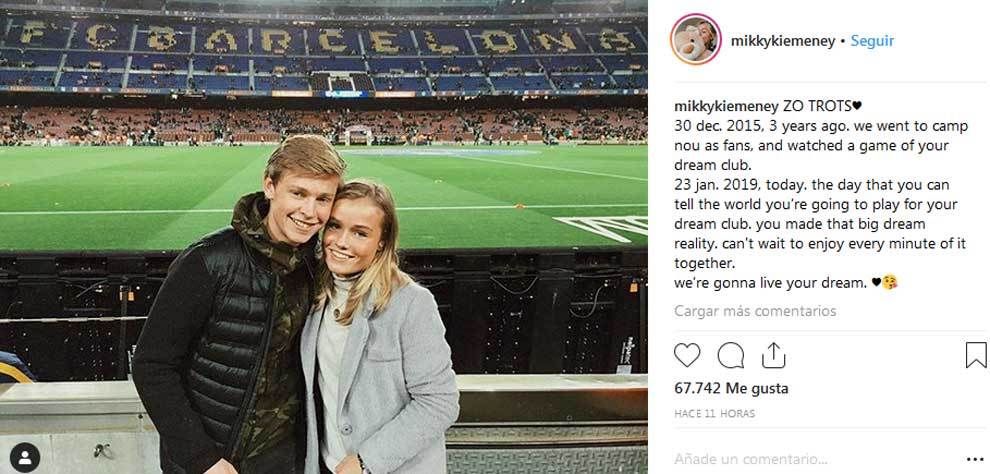 Mesajul emotionant postat de iubita lui De Jong dupa transferul la Barcelona: "Mergem sa traim visul tau impreuna" FOTO_1