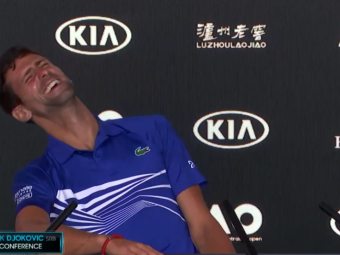 
	Novak Djokovic i-a facut PE TOTI SA RADA la conferinta de presa! Replica sarbului. VIDEO