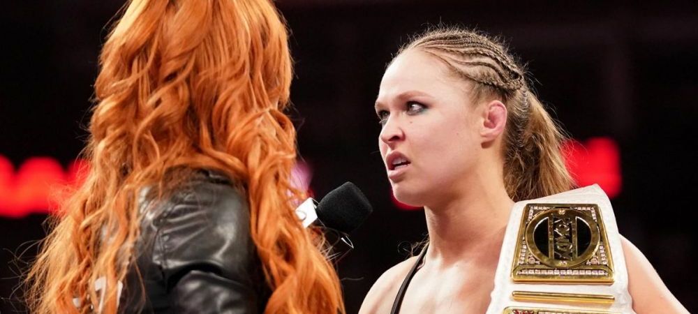 WWE Becky Lynch RAW Ronda Rousey Wrestlemania 35