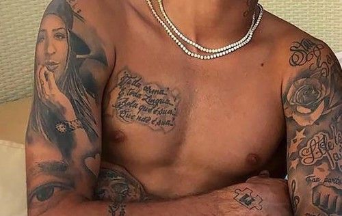O noua accidentare, un nou tatuaj! Neymar si-a facut un desen IMENS cu supereroi pe spate! FOTO_6