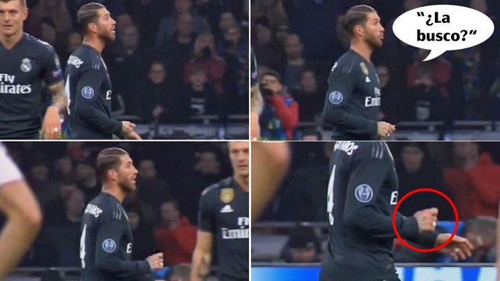 FOTO | Gestul facut de Ramos cu doar cateva minute inainte de a lua "galben"! Reactia care spune totul: ce l-a intrebat pe Asensio_1