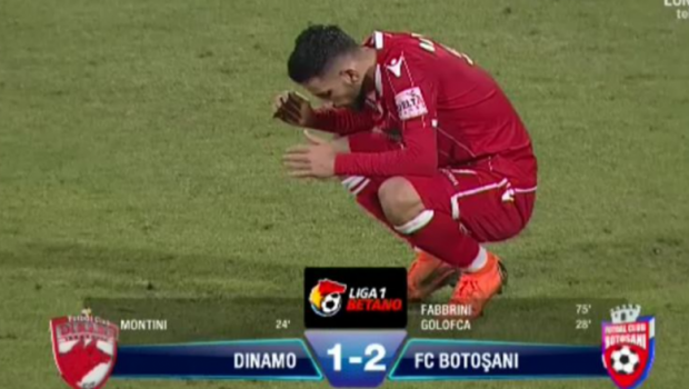 
	DINAMO 1-2 BOTOSANI | RIP PLAY-OFF la Dinamo! Fabbrini, profesorul de DEPRESIE pentru &#39;caini&#39;! AICI ai fazele meciului
