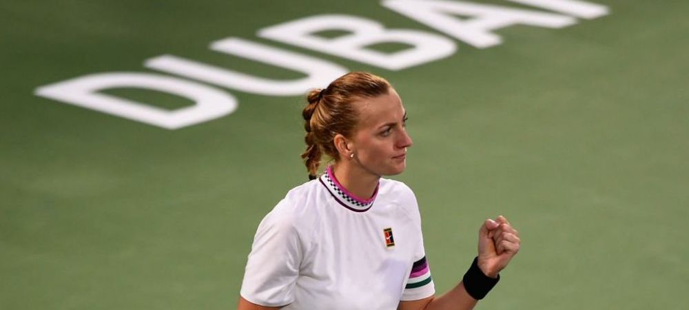 Simona Halep Kvitova Dubai Petra Kvitova WTA