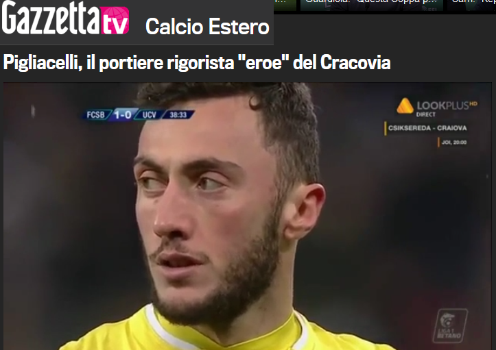 "Pigliacelli, eroul de la Cracovia!" Gazzetta dello Sport a dat cu prazul in fasole :) Italienii au uitat cu cine a jucat Milan anul trecut_2