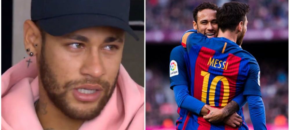 Neymar Barcelona emotionant Lionel Messi Paris Saint-Germain