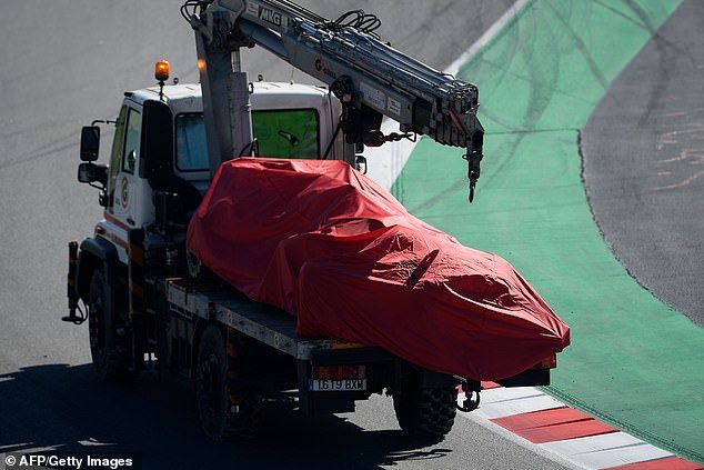 Sebastian Vettel, dus la spital dupa un accident grav la antrenament. FOTO_1