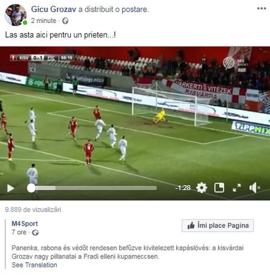 Grozav nu l-a uitat pe Rednic! Mesajul pentru antrenorul lui Dinamo dupa golul din panenka: ce a postat atacantul pe un cont de socializare_2
