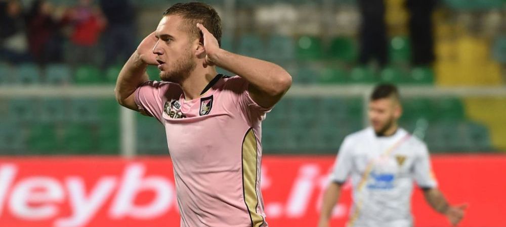 George Puscas george puscas palermo Lecce Palermo Serie B