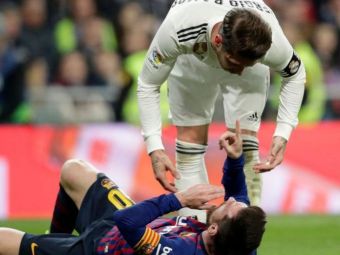 
	Sergio Ramos a reactionat dupa ce l-a umplut de sange pe Messi! &quot;Totul a ramas pe teren&quot; Capitanul Realului, dezamagit: &quot;E o rusine sa fim atat de departe!&quot;
