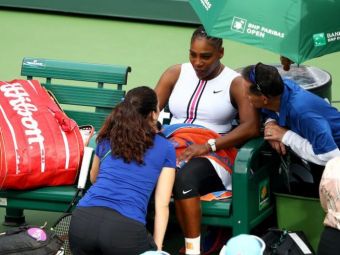 
	Probleme grave pentru Serena Williams la Indian Wells! Americanca nu a mai putut continua partida! Ce s-a intamplat

