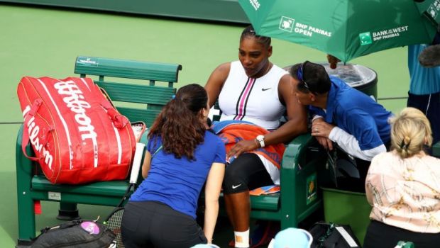 
	Probleme grave pentru Serena Williams la Indian Wells! Americanca nu a mai putut continua partida! Ce s-a intamplat
