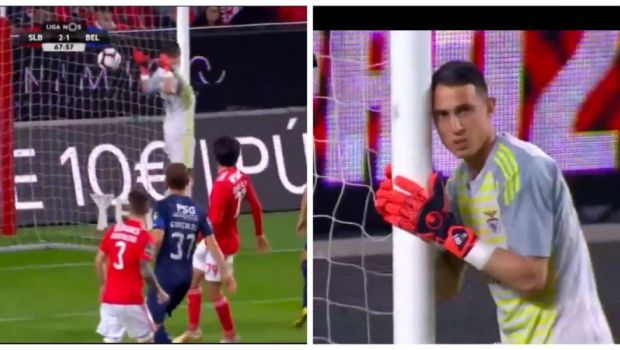 
	Gafa INCREDIBILA in Portugalia! A lasat mingea sa intre in poarta! Cum a gafat portarul lui Benfica! VIDEO
