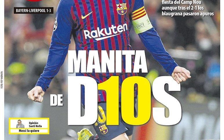 "Manuta lui Dumnezeu!" Messi, raspuns MONDIAL pentru Ronaldo! Ce scriu catalanii dupa 5-1 cu Lyon_2