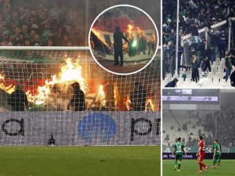 
	HAOS INCREDIBIL in Grecia! Ce sanctiune primeste Panathinaikos dupa invazia fanilor pe teren! Meciul a fost abandonat. VIDEO
