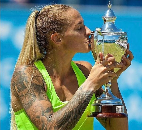 HALEP MIAMI | Simona Halep infrunta cea mai TATUATA sportiva din circuit! Cine e Polona Hercog, adversara din turul 3 | GALERIE FOTO_6