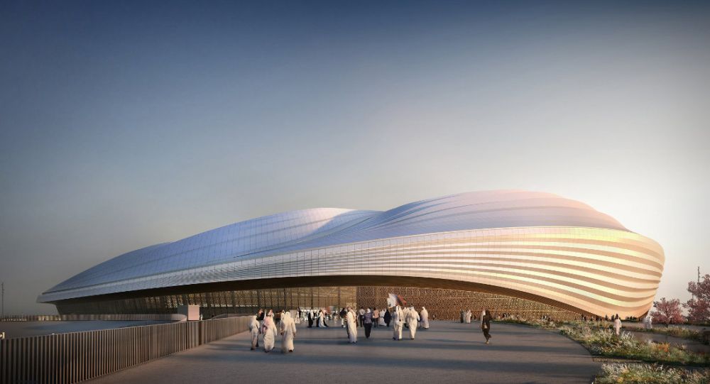 Gazonul de pe un stadion din Qatar, instalat in TIMP RECORD! Cum arata arena de LUX pentru CM 2022. VIDEO_2