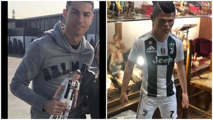 Seamana? Cristiano Ronaldo are statueta noua! Artistul i-a predat-o personal. FOTO_1