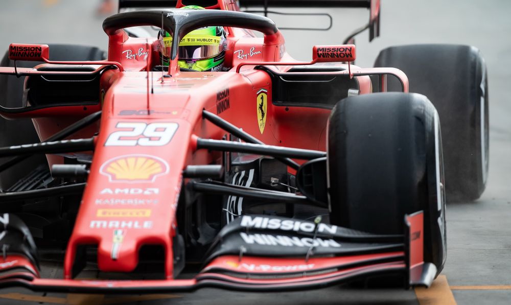 Moment istoric: Mick Schumacher a condus pentru prima data masina Ferrari de Formula 1: "Cercul este complet acum" FOTO_1