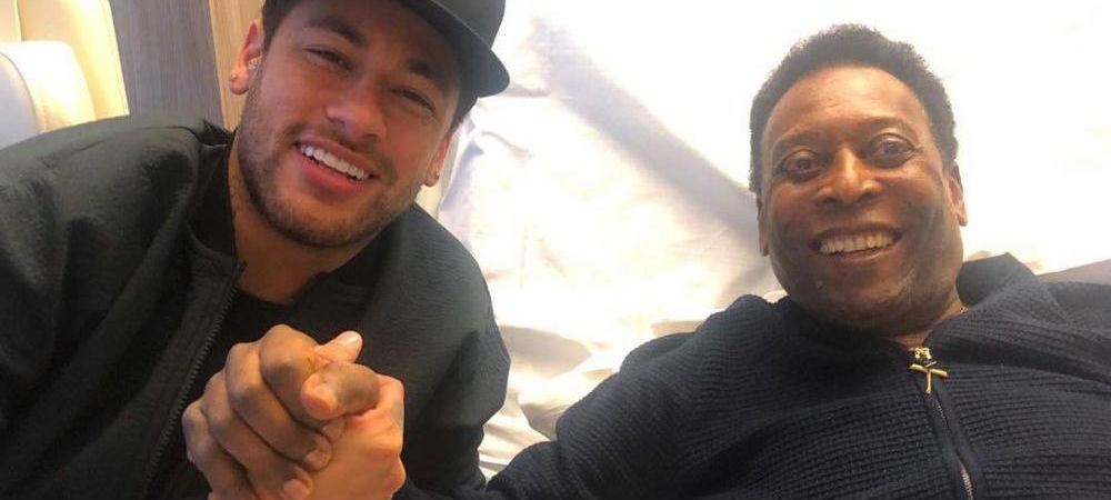 Neymar paris Pele spital vizita
