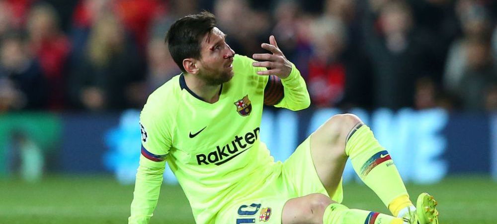 messi Lionel Messi accidentare manchester united barcelona