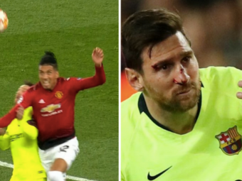 
	Messi, fata in fata cu Smalling la vestiar dupa ce s-a ales cu nasul spart. Cum a reactionat argentinianul
