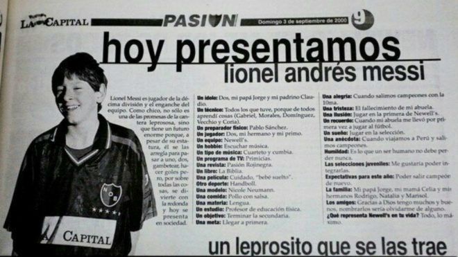 Interviu-fulger FABULOS cu Messi cand avea doar 13 ani! Care era cel mai mare vis al starului argentinian si la ce echipa voia sa ajunga_2