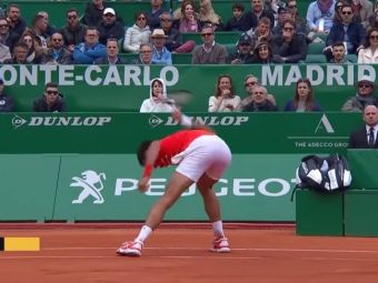 
	Novak Djokovic, reactie nervoasa la Monte Carlo! Liderul mondial a dat de pamant cu racheta! Care a fost motivul | VIDEO
